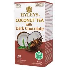Hyleys Coconut Tea with Dark Chocolate (100 gram)
