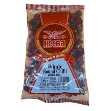 Heera Whole Round Chilli 50 gram