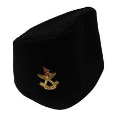 Nepali Bhatgaule Dhaka Topi ( Black)