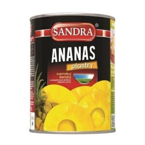 Sandra Ananas plastry 565 g
